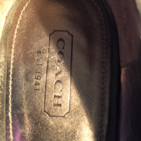 Coach Gray Peep Toe Mary Jane Shoes - Picture 3 of 7